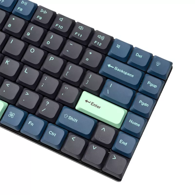 Keychron Low Profile Dye-Sub PBT LSA täysi näppäinhattusarja – Hacker Edition (133 näppäintä, PBT, Low Profile)