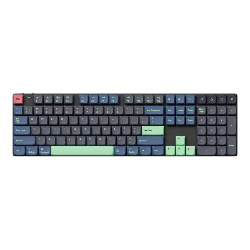 Keychron Low Profile Dye-Sub PBT LSA täysi näppäinhattusarja – Hacker Edition (133 näppäintä, PBT, Low Profile)