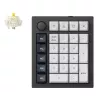 Keychron Q0 Max QMK Gateron Jupiter Banana RGB langaton custom numeronäppäimistö kuori valkoinen