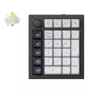 Keychron Q0 Max QMK Gateron Jupiter Banana RGB langaton custom numeronäppäimistö kuori valkoinen