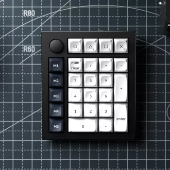 Keychron Q0 Max QMK Gateron Jupiter Red RGB langaton custom numeronäppäimistö carbon musta