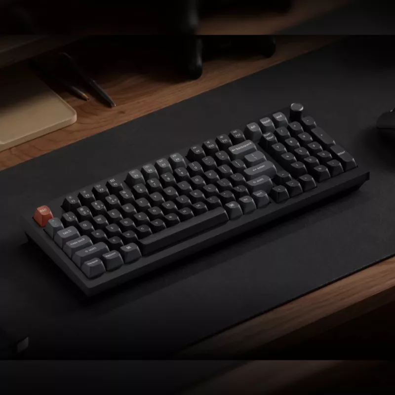 Keychron V5 Ultra 96% 8K Red Switch Hot-Swappable Silk POM RGB langaton näppäimistö
