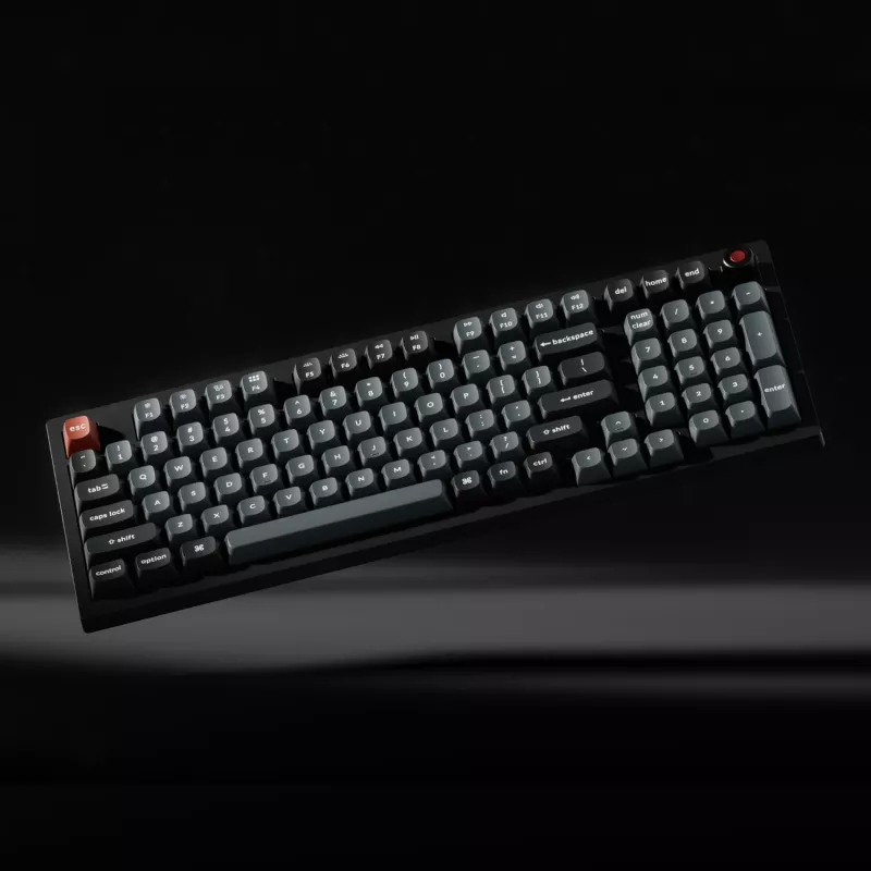 Keychron V5 Ultra 96% 8K Red Switch Hot-Swappable Silk POM RGB langaton näppäimistö