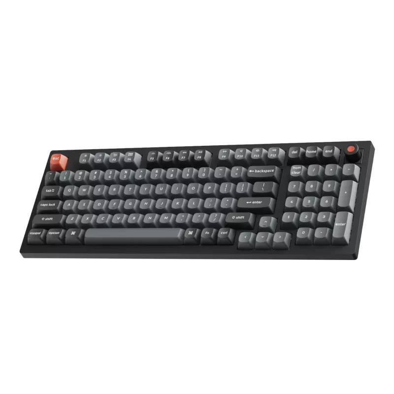 Keychron V5 Ultra 96% 8K Red Switch Hot-Swappable Silk POM RGB langaton näppäimistö
