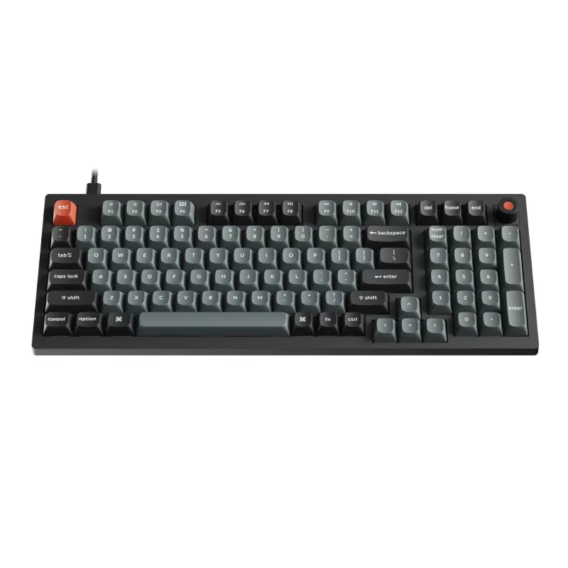 Keychron V5 Ultra 96% 8K Red Switch Hot-Swappable Silk POM RGB langaton näppäimistö
