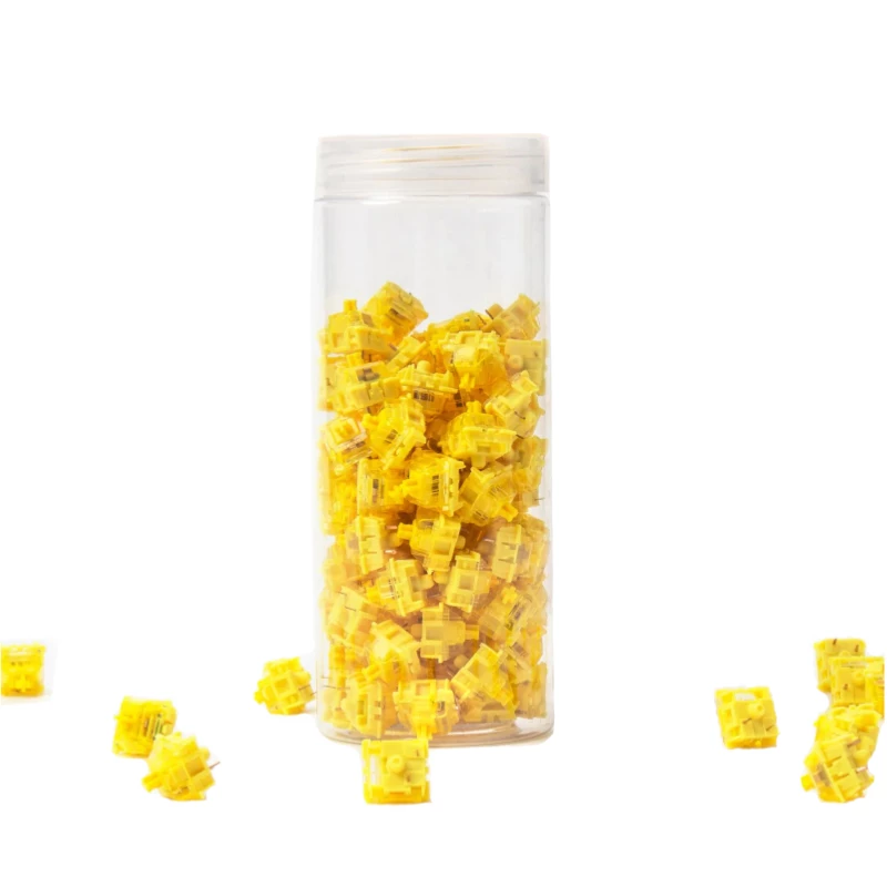 Keychron Yellow Gateron Phantom -kytkimet 110 kpl