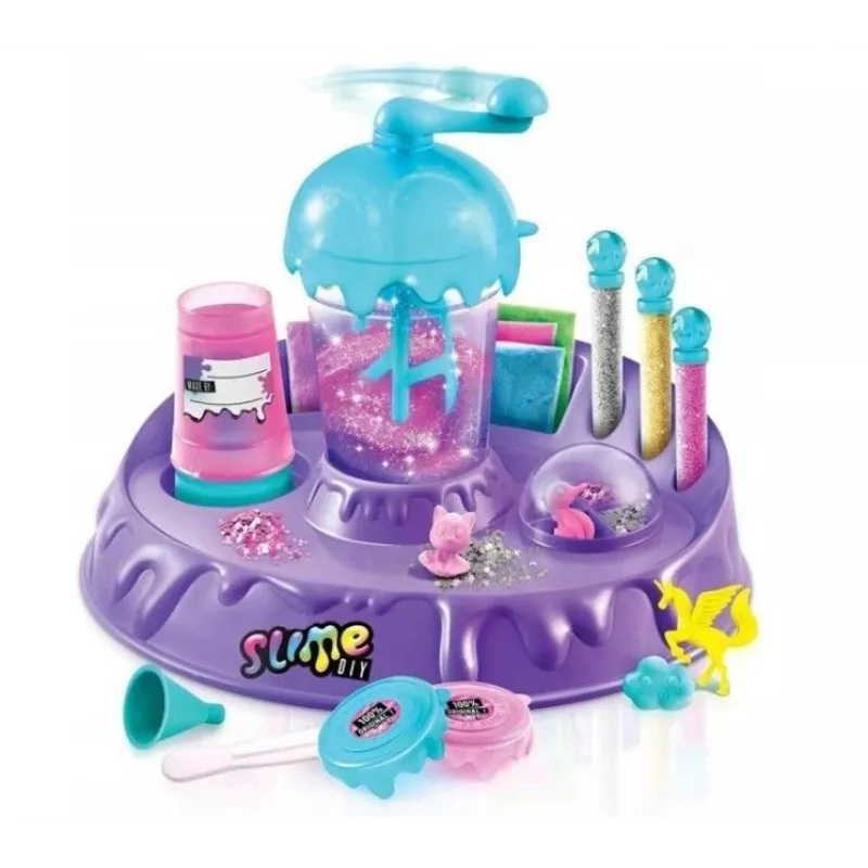 Kiddyz DIY Slime Factory: suuri setti glitterillä ja hahmoilla liman valmistukseen