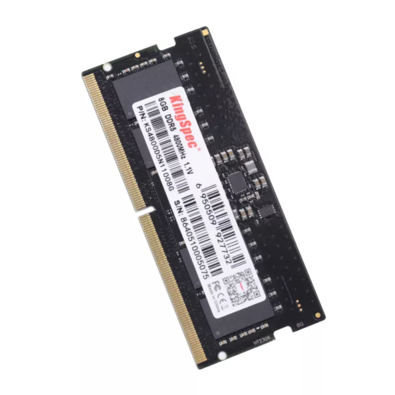 Kingspec 8GB 4800MHz DDR5 SODIMM kannettavan tietokoneen muisti