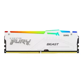 Kingston FURY Beast White RGB EXPO 32GB DDR5-6400 CL32 DIMM keskusmuisti