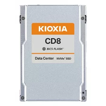 Kioxia CD8-V 800 GB U.2 NVMe PCIe 4.0 yritys-SSD (DWPD 3, SIE)