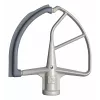 KitchenAid 5KFE7T Flex Edge Vatkain yleiskoneelle – Valkoinen harmaalla silikonireunalla