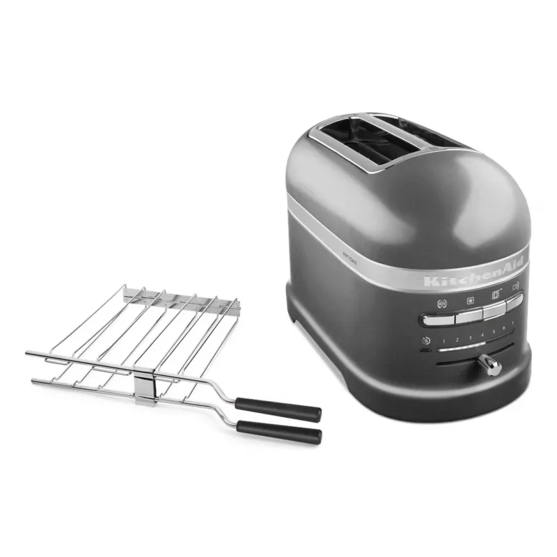KitchenAid 5KMT2204EMS 2-viipaleen leivänpaahdin, 1250 W, harmaa