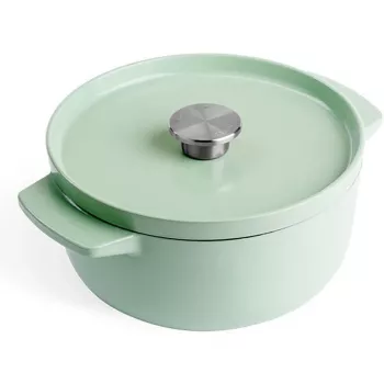 KitchenAid emaloitu valurautapata 22 cm, pistaasi
