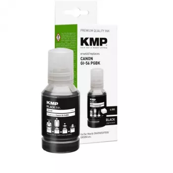 KMP yhteensopiva mustepatruuna Canon PFI-050BK (5698C001) musta