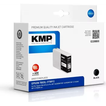 KMP E220BXX - 80 ml - High Yield - musta - yhteensopiva - mustekasetti (vaihtoehto Epson T7891) Epson WorkForce Pro WF-5110DW, WF-5190DW, WF-5620DWF, WF-5690DWF