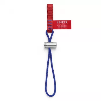 KNIPEX työkalun kiinnityshihna 00 50 11 T BK - 1,5 m PU-pitohihna karabiinilla lukituksella, max. 1,5 kg