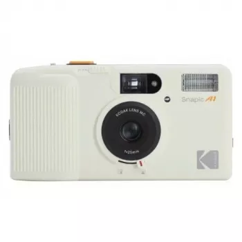 Kodak Snapic A1 35 mm filmikamera, norsunluunvalkoinen