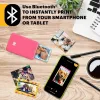 KODAK STEP pikavalo mobiilivalokuvatulostin - ZINK 2x3 tuumaa - 1 ppm - Bluetooth - vaaleanpunainen
