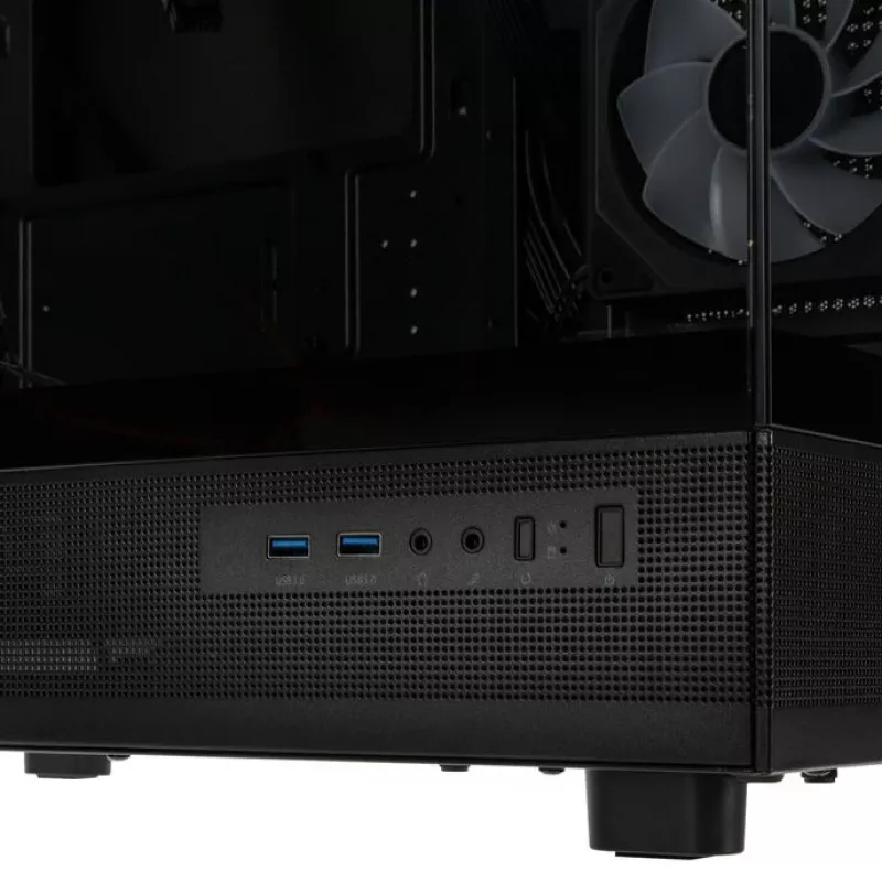KOLINK GSI SmartAssembly ARGB lasi Micro-ATX-kotelo - 750W Gold