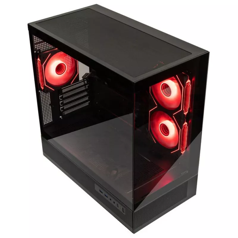 KOLINK GSI SmartAssembly ARGB lasi Micro-ATX-kotelo - 750W Gold