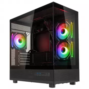 KOLINK GSI SmartAssembly ARGB lasi Micro-ATX-kotelo - 750W Gold