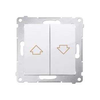 KONTAK-SIMON Simon 54 rullaverhopainikemoduuli valkoinen, sähköinen lukitus, jousiliittimet, 10A 250V