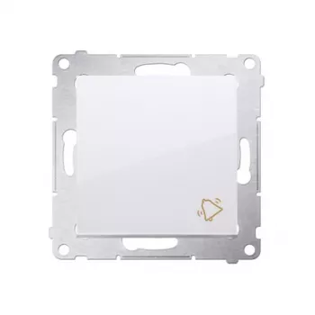 KONTAK-SIMON Simon 54 valkoinen ovikellopainikemoduuli jousiliittimillä 10AX 250V