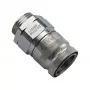 Koolance QD3 pikaliitin, 10mm letkuliitäntä G1/4 inch ulkokierteellä pikaliittimeen - nikkeli