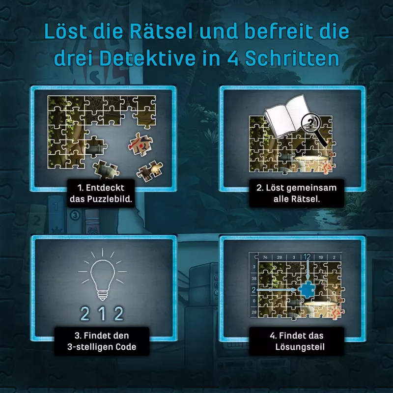 KOSMOS EXIT - Palapeli: Die drei ??? Toteninsel (500 palaa)