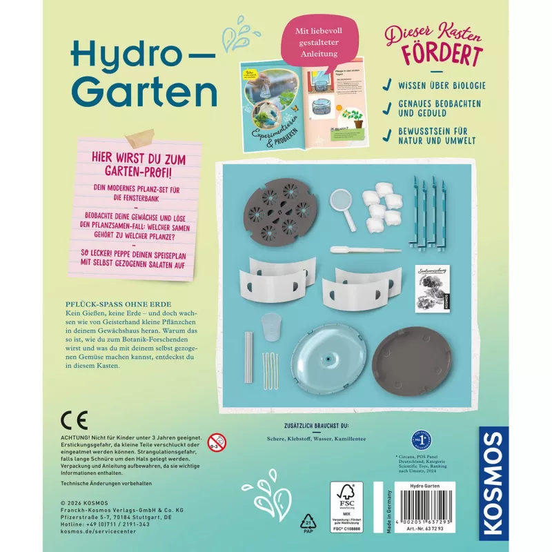 KOSMOS Hydro-Garten hydroponinen tiedesetti