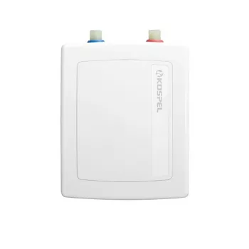 Kospel EPO2-6 Amicus läpivirtauslämmitin, 6 kW, 230 V, yksivaiheinen, valkoinen