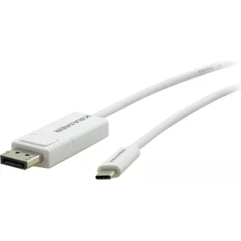 Kramer Electronics C-USBC/DPM-6 USB-C–DisplayPort-adapterikaapeli, 1,8 m, valkoinen 99-97211206