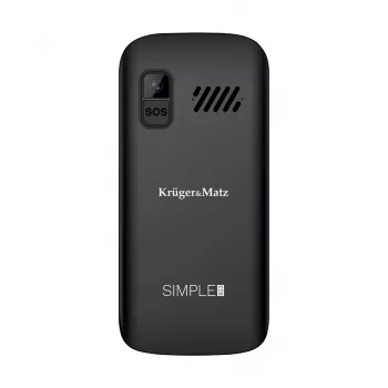 Kruger&Matz Simple 923 4G GSM-puhelin senioreille - musta