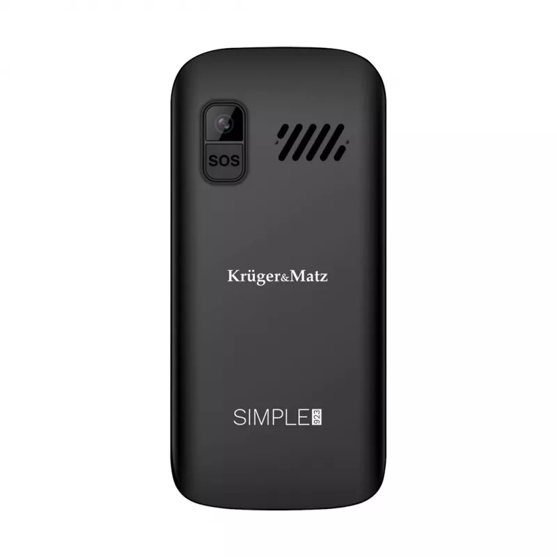 Kruger&Matz Simple 923 4G GSM-puhelin senioreille - musta
