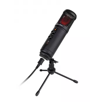 KRUGER & MATZ Warrior GV-100 USB-pelaus- ja vloggausmikrofoni
