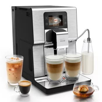 KRUPS EA879E Intuition Experience Hot&Cold täysautomaattinen kahvinkeitin hopea