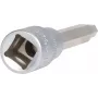 KS TOOLS 1/2 inch kuusiokolo-bittihylsy, pitkä, 7 mm (911.1327)