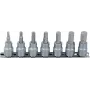 KS TOOLS 1/4 tuuman kuusiokolo-bittihylsysarja, 7-osainen, 2,5-8 mm (911.1544)