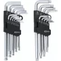 KS TOOLS 22-osainen kuusiokolo- ja TORX-avainsarja pallopäällä ja pidikkeellä