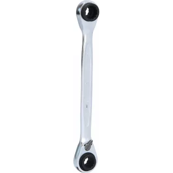 KS TOOLS 503.4541 GEARplus vaihdettava yhdistelmä-räikkälenkkiavainsarja, 4-in-1, 8x9x10x11 mm, kromi-vanadiini