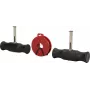KS Tools vetolankakahvasetti, 3-osainen, joustavat jousiteräsvarret, ergonomiset 2-komponenttiset kahvat, 160/180/200 mm, BT681150