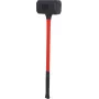 KS TOOLS takaiskuvaimennettu suojavasara XL, 5500 g, tahraamaton polyuretaanipää, täytetty teräshaulilla, 900 mm 140.5259