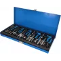 KS TOOLS kierrekorjaussarja, 131-osainen, metriset lankakierreholkit M5-M12, ruostumaton teräs, laukussa BT541150