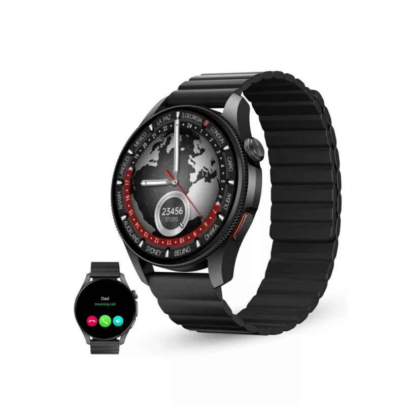 KSIX Smartwatch Horizon, musta