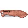 kwb 021990 EDC-taskuveitsi ruskea - ruostumaton teräs