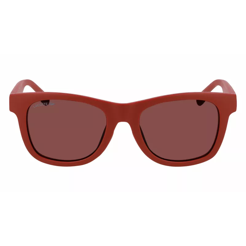 Lacoste lasten aurinkolasit L3643SRG-604 punainen kehys harmaat linssit 48 mm