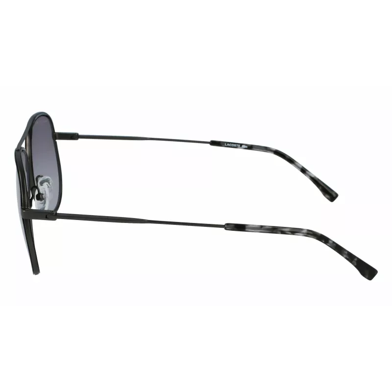 Lacoste L247S021 miesten aurinkolasit - musta kehys, harmaat linssit, 59 mm