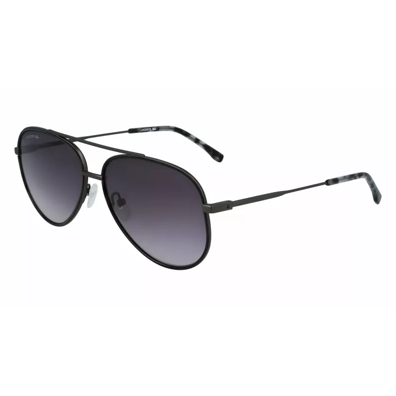 Lacoste L247S021 miesten aurinkolasit - musta kehys, harmaat linssit, 59 mm