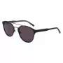 Lacoste L263S-2 miesten suorakaiteen muotoiset aurinkolasit - musta kehys, harmaat linssit, 53 mm