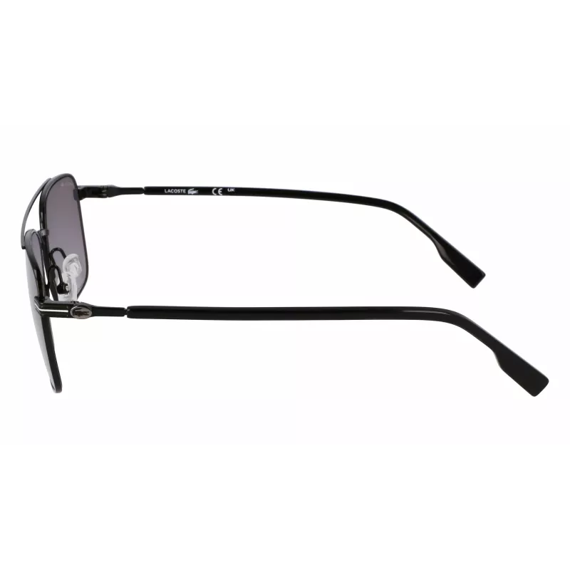 Lacoste L264S aurinkolasit miesten 58/17/145 mm musta kehys harmaat linssit